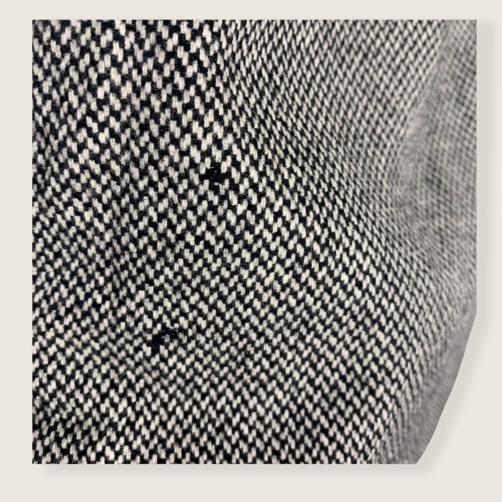 Vintage 90s Valentino Miss V Grey Lana Wool Skirt Size 6 - Picture 10 of 12